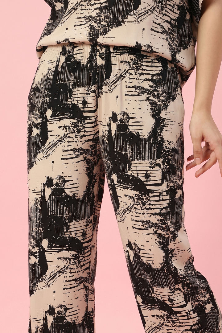 Zivame Woven Kaftan Loungewear Set - Whitecap Grey — image 4
